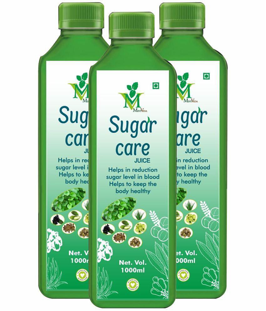 Sugar Care sugar free Juice Pack of 3 - 1000ml