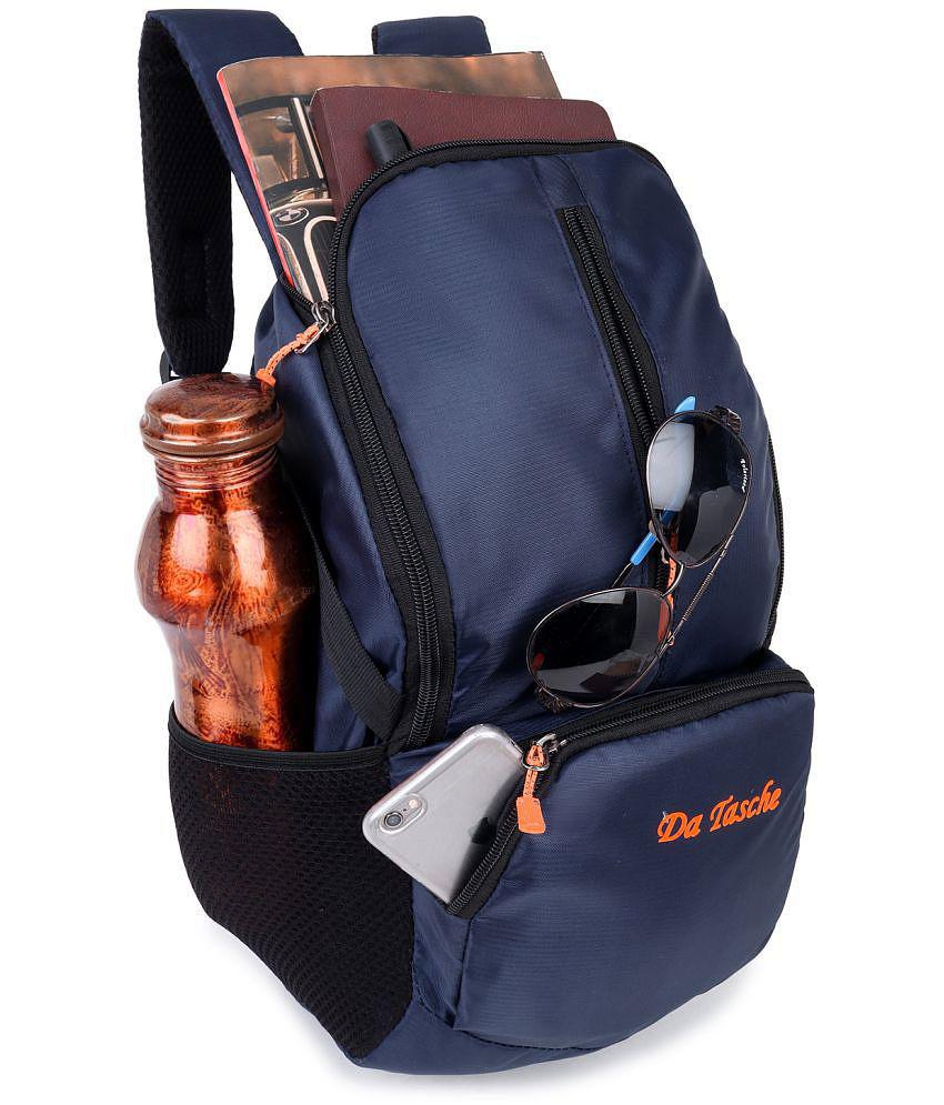 Latest Men Da Tasche 25 Ltrs Blue Polyester College Bag - Blue 2025 at ShopCircuit | ONDC