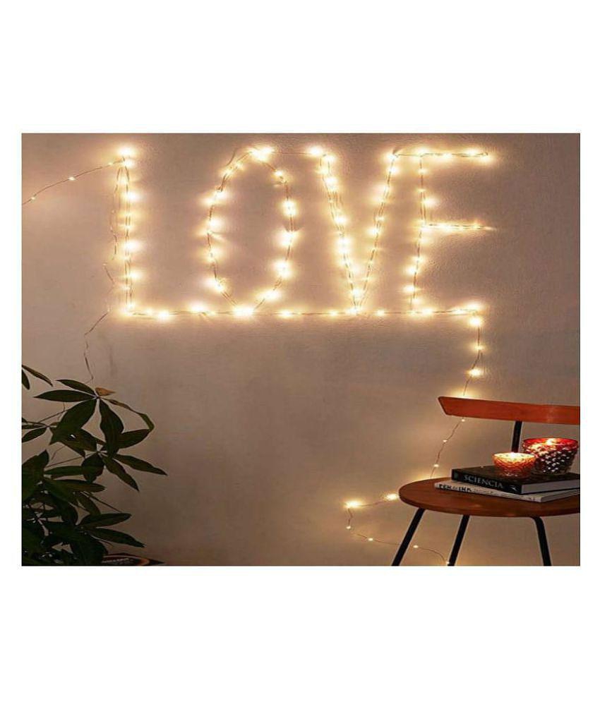 thrifkart Yellow LED String Light 3Mtr - Pack of 1