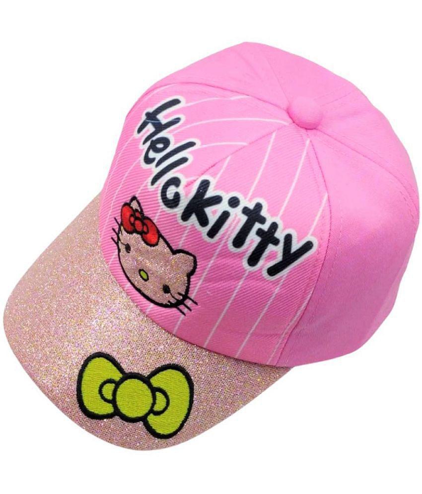 Exclusive Men Zacharias Girl's Kids Cotton Cap kc-11-Light-Pink-(Pack of 1) (1-4 Years) - None 2