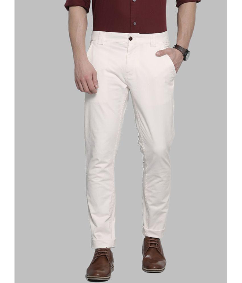 HALOGEN White Skinny Chinos ( Pack of 1 ) - None