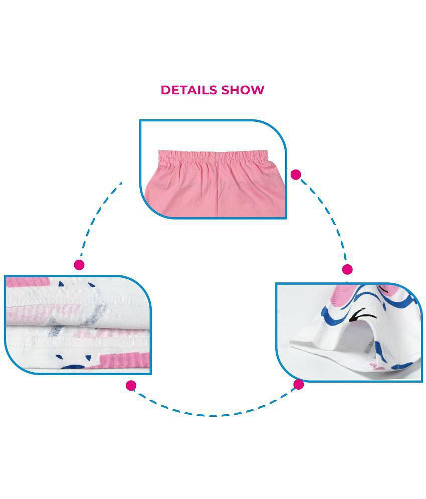 Latest Men CATCUB Girl's Cotton Top & Shorts / hot pants(Pink) - None 2025 at ShopCircuit | ONDC