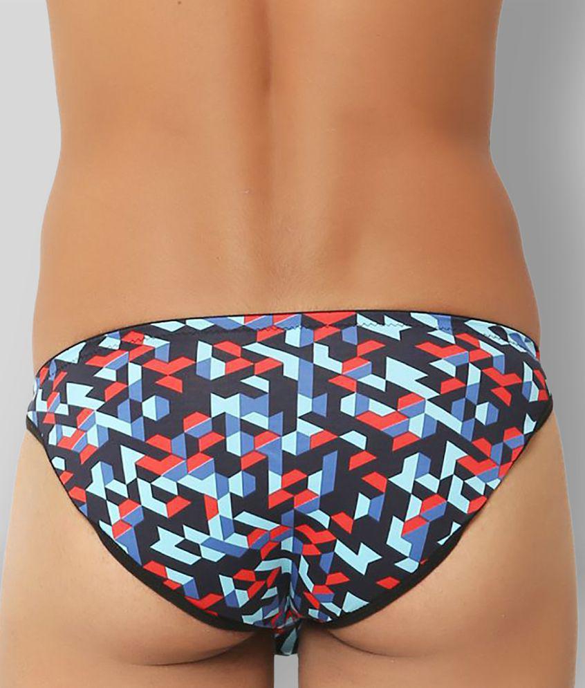 Bruchi Club - Multicolor Polyester Men's Bikini ( Pack of 1 ) - L