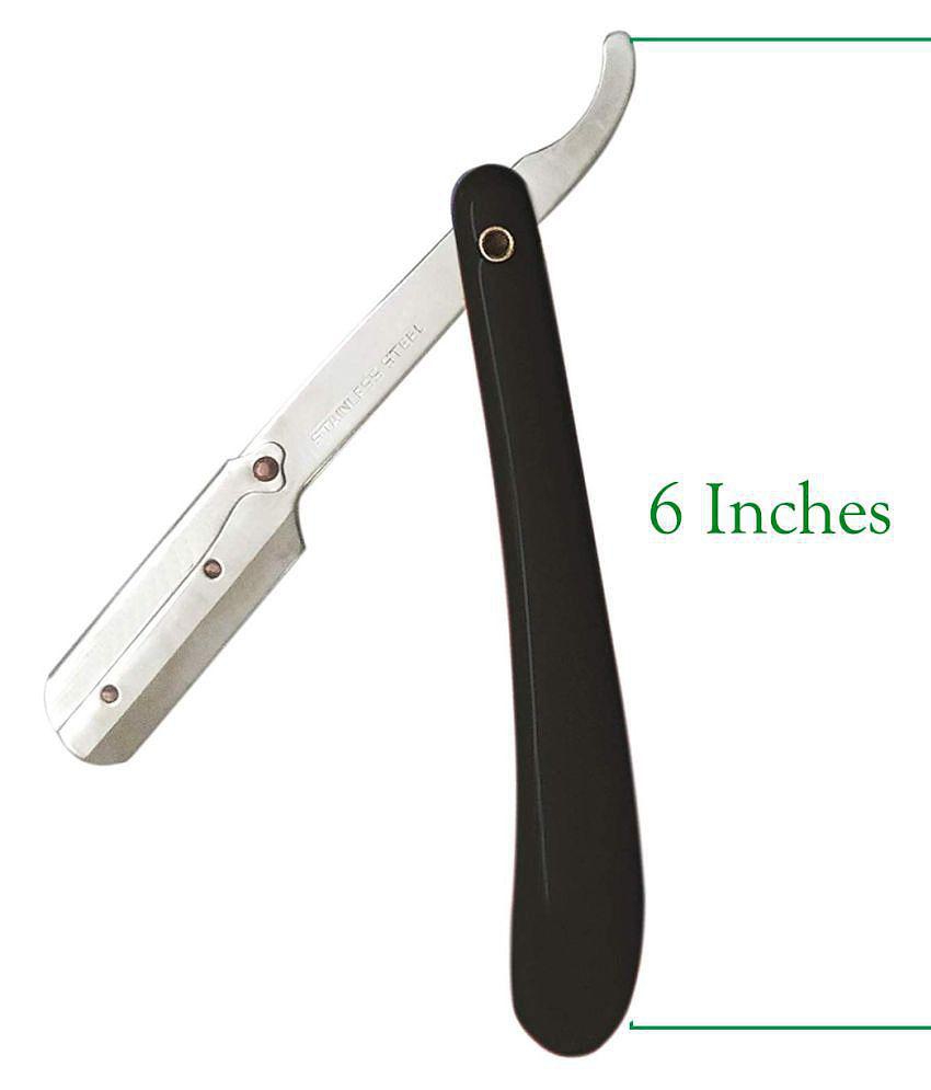 Verceys Barber Straight Black Razor Ustra Professional Ustraa Manual Razor 1