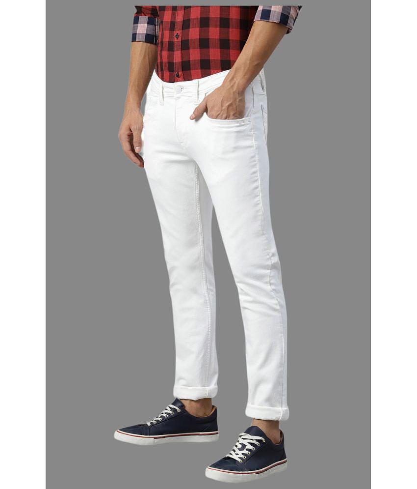 Lawson - White Denim Skinny Fit Men's Jeans ( Pack of 1 ) - None