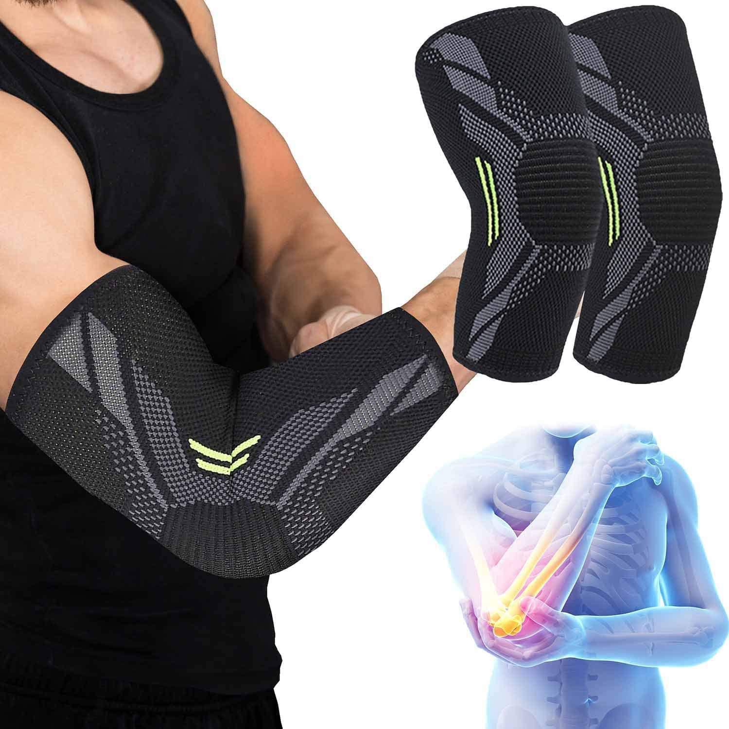 Leosportz Elbow Support for Gym (1 Pair)