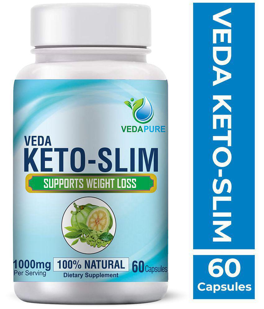 VedaPure Naturals Keto Slim Advanced Weight Loss Supplement with Garcinia 1000 mg Unflavoured