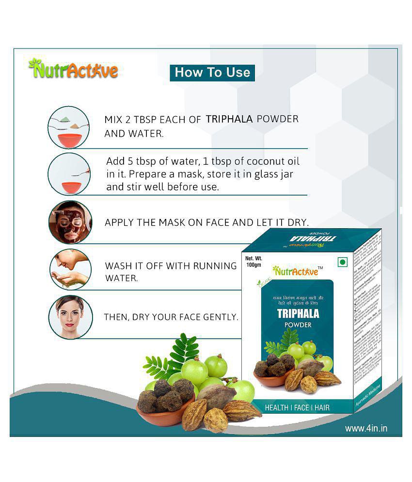 NutrActive Triphala Powder 100 gm Pack of 3