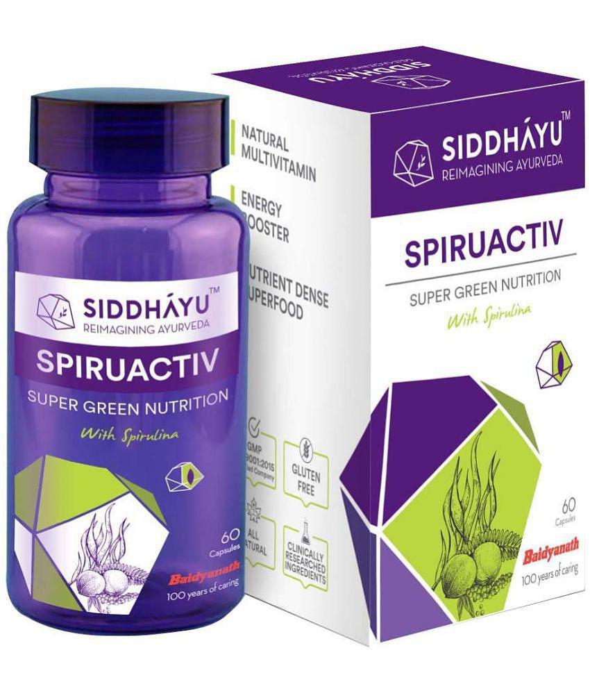 Baidyanath Spiruactiv Spirulina Capsule 60 no.s