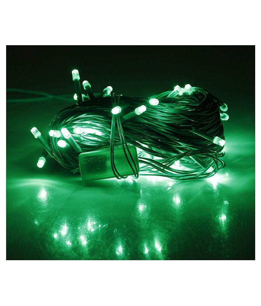 MIRADH 15Mtr 50 Pixel Led Diwali Christmas String Lights - Green