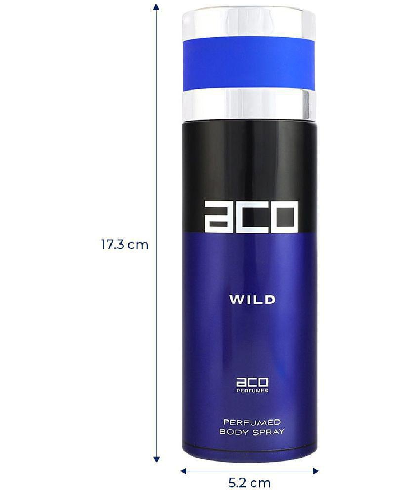 aco perfumes - WILD Perfumed Body Spray 200ml Perfume Body Spray for Men 100 ml ( Pack of 1 )