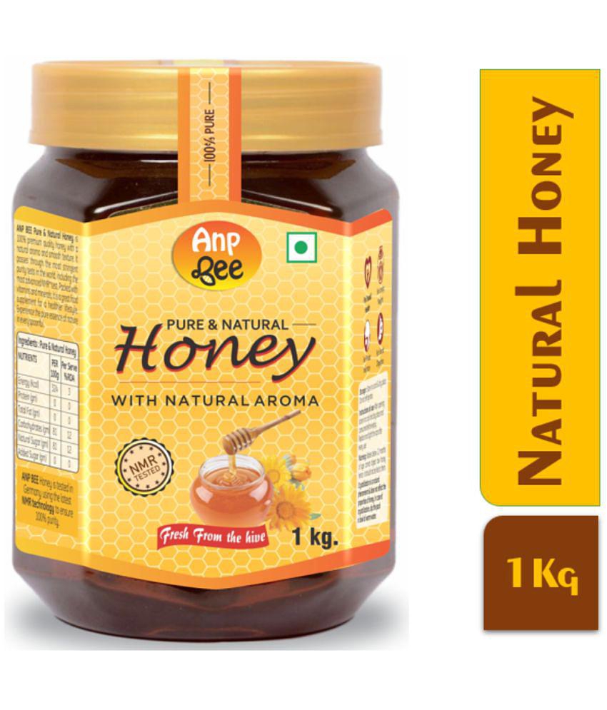 ANP BEE Raw Unpasteurized Honey Pure & Natural Honey 1 kg Pack of 2