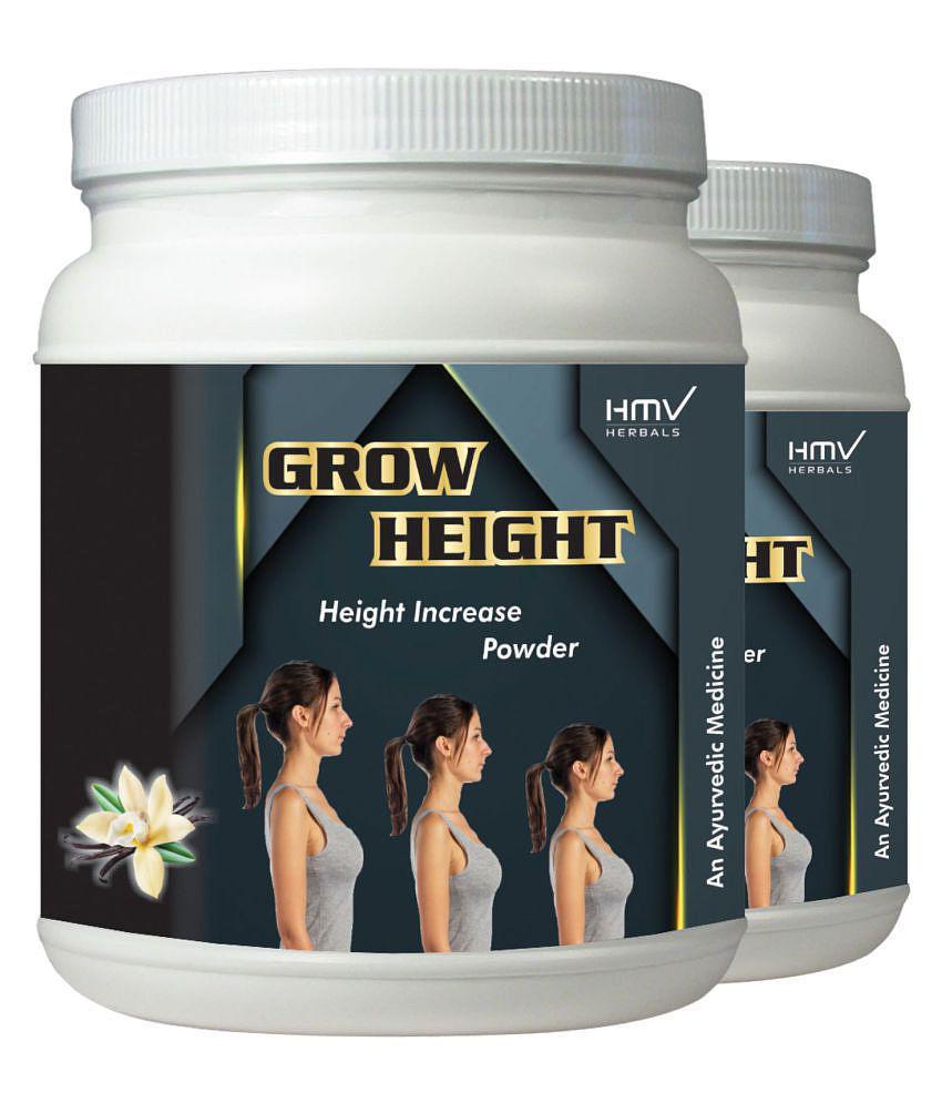 HMV Herbals Grow Height Herbal Height Growth Vanilla Powder 200 gm Pack Of 2