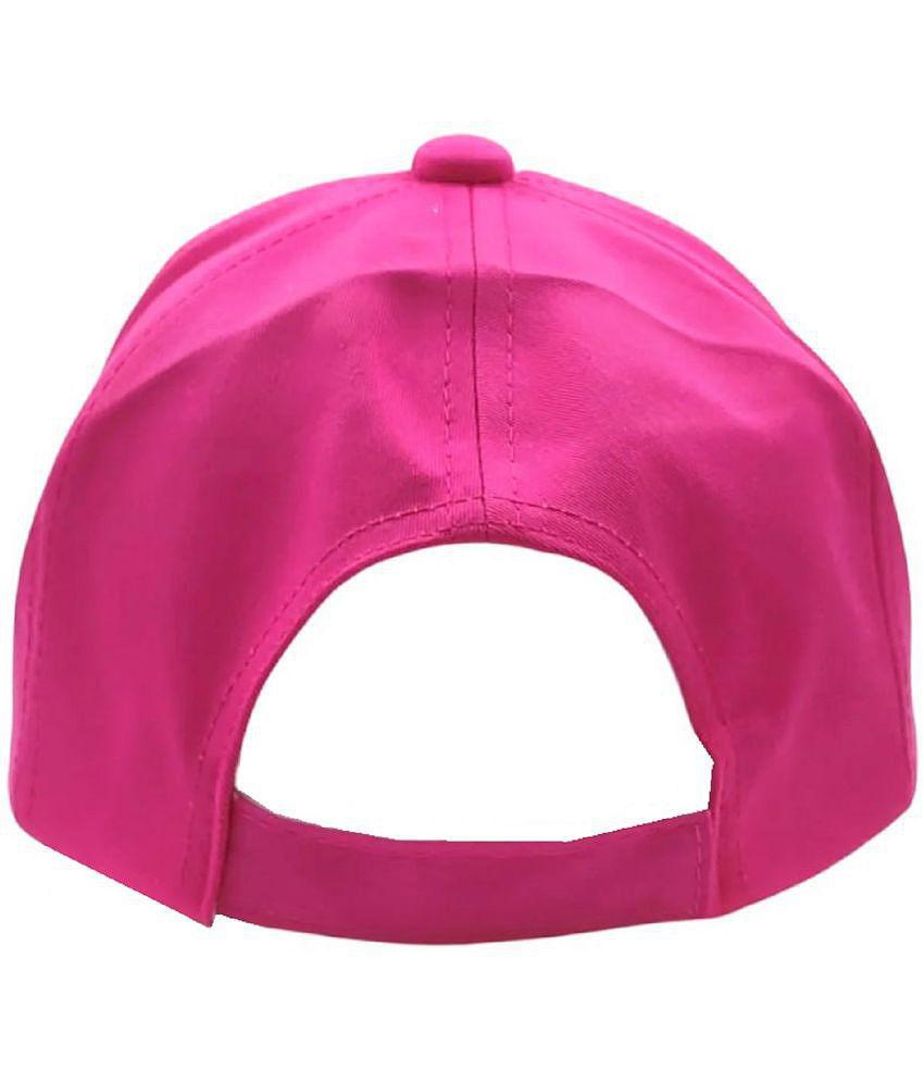Sophisticated Men Zacharias Girl's Kids Cotton Cap kc-13-Dark-Pink (Pack of 1) (1-4 Years) - Non