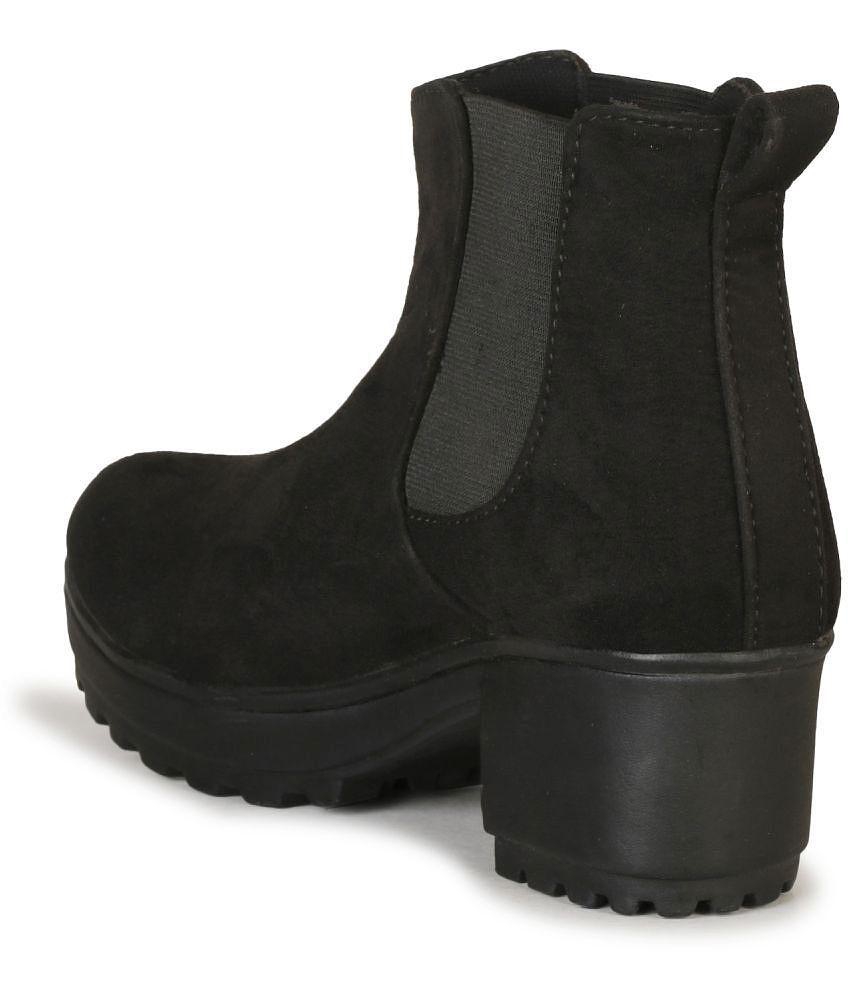 Commander - Black Women's Ankle Length Boots - None