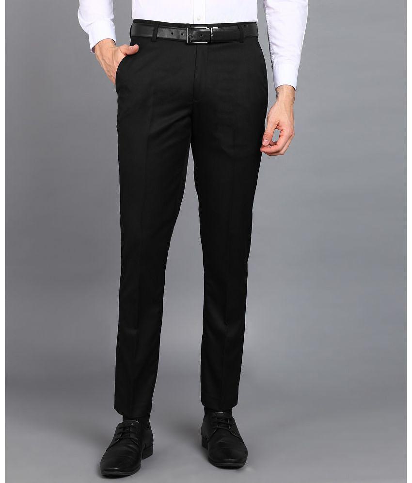 Playerz Black Slim Formal Trouser ( Pack of 1 ) - None