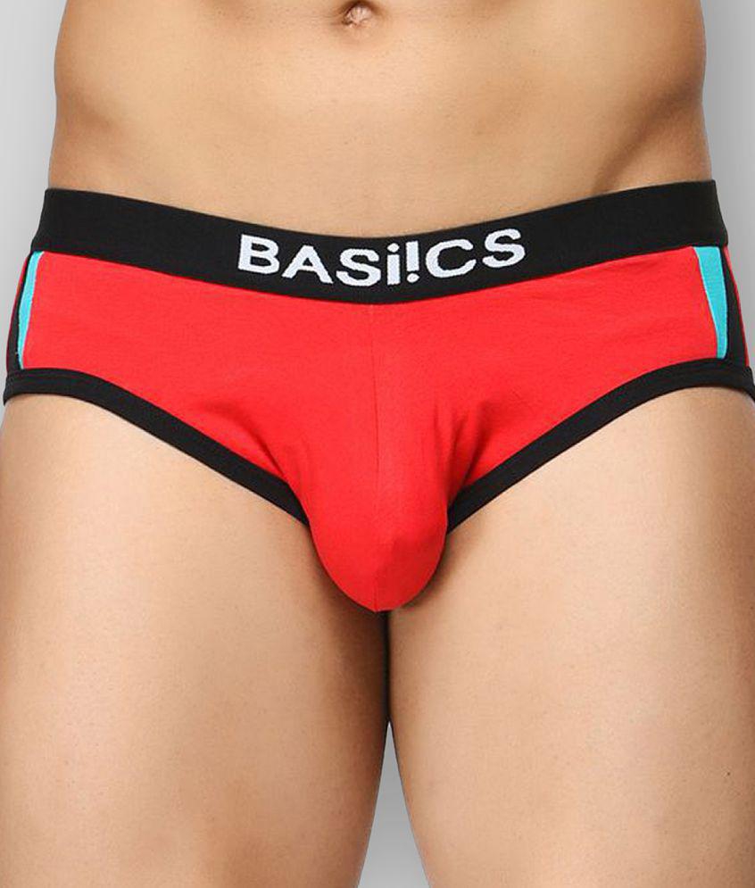 Sophisticated Men BASIICS By La Intimo - Multicolor Cotton Blend Men''s Briefs ( Pack of 2 ) - S