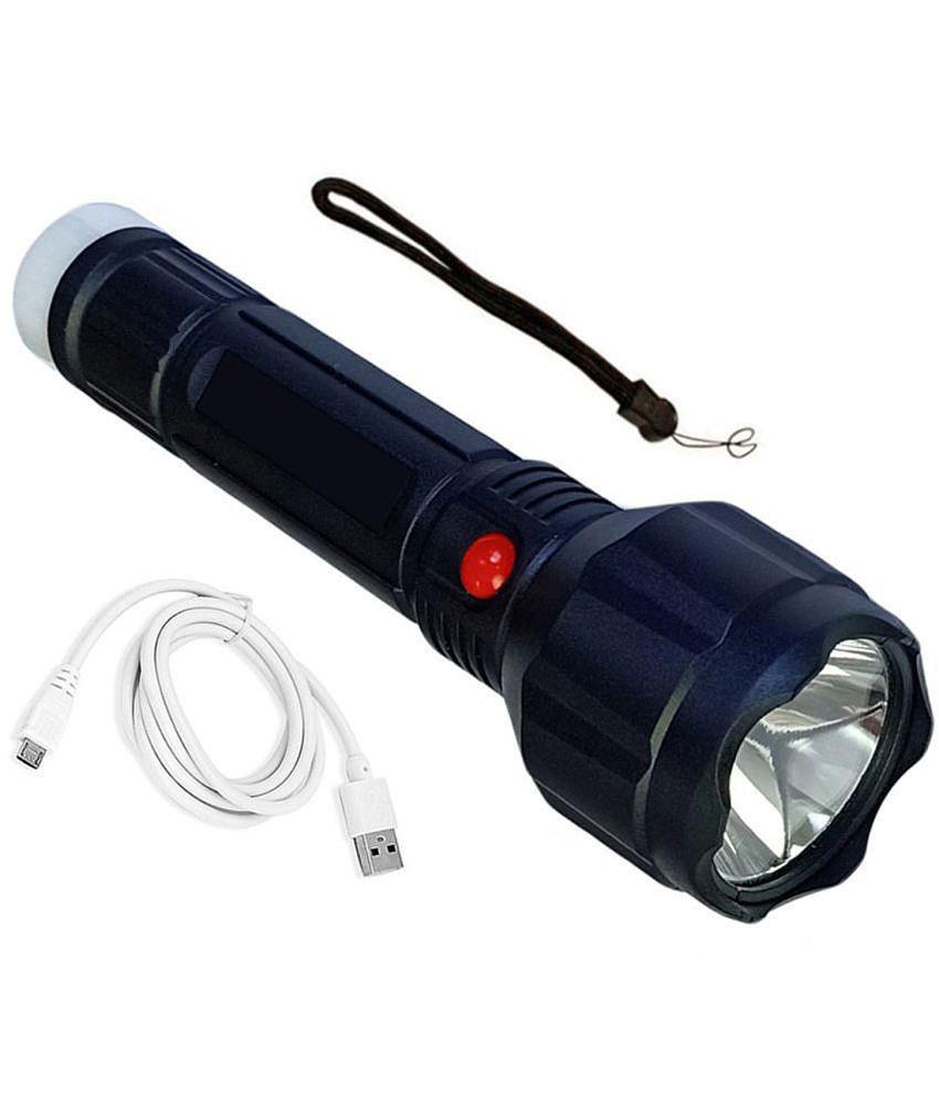 let light - 20W Rechargeable Flashlight Torch ( Pack of 1 )