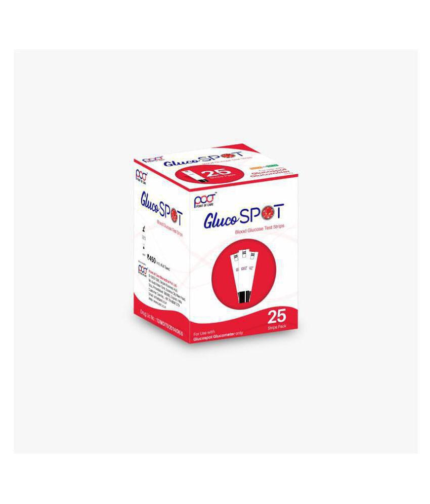 POCT Glucospot strips (25 s) Expiry Feb 2024