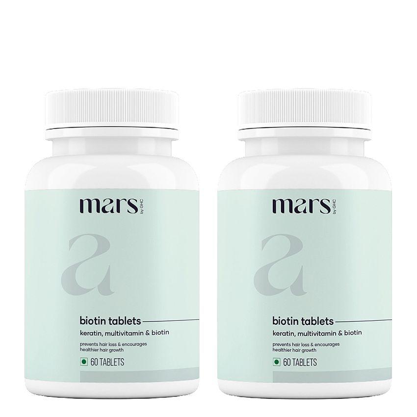 Mars by GHC Beard Growth Biotin Tablets (Pack of 2)