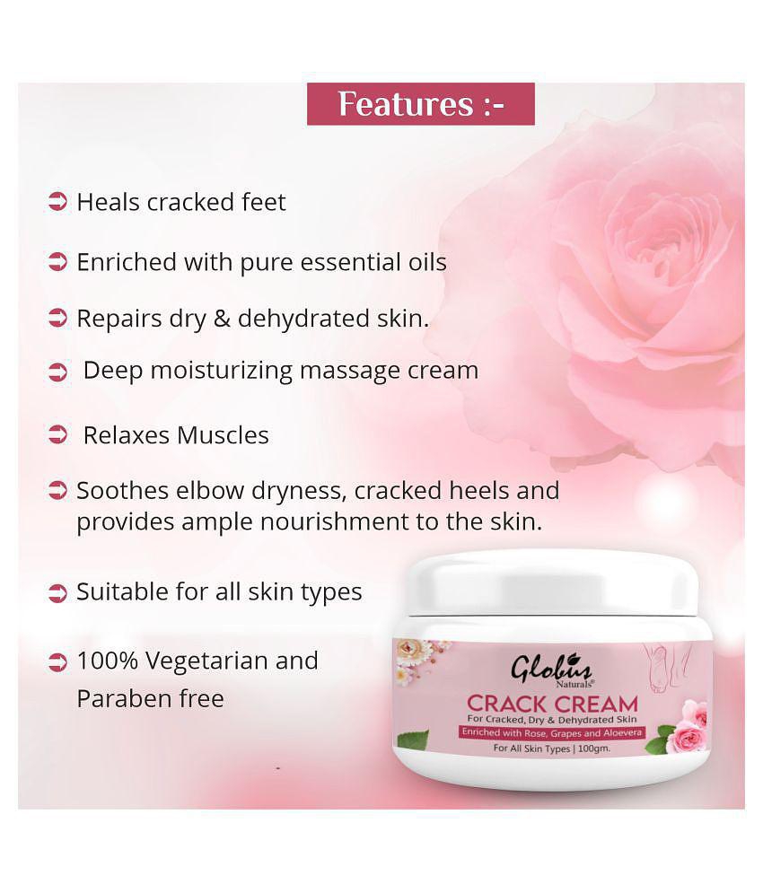 Globus Naturals Hand, Crack Heels & Foot Cream ( 100 g ) Pack of 2