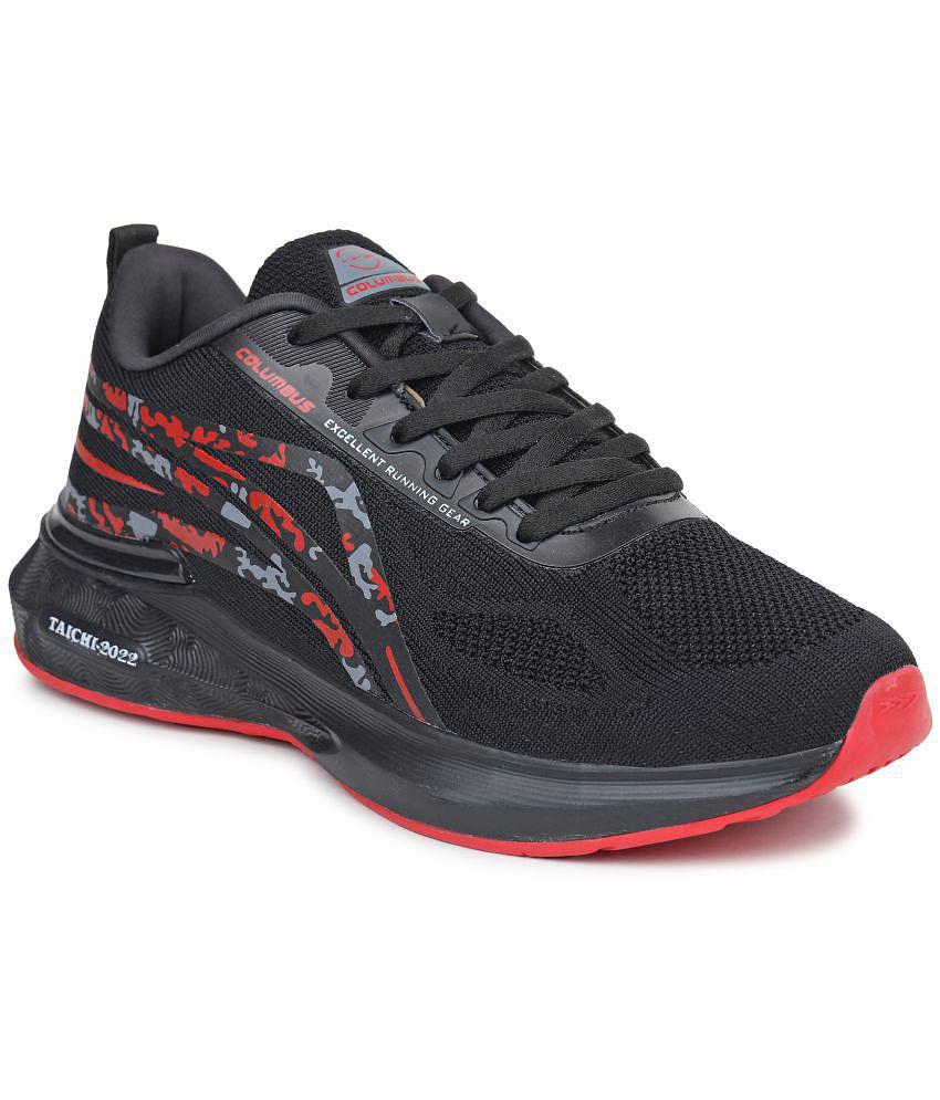 Columbus - SPEED Sports Shoes Black Men's Sports Running Shoes - None