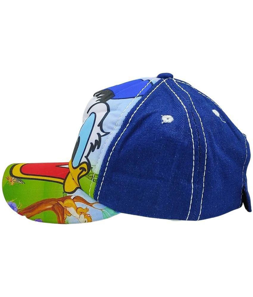 Latest Men Zacharias Girl's Kids Cotton Cap kc-17-Blue (Pack of 1) (1-4 Years) - None 2025 at Sh