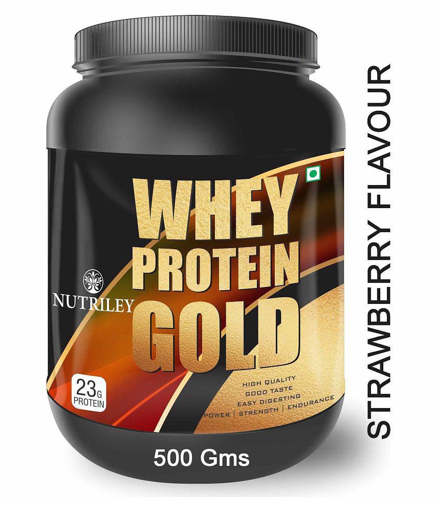 Nutriley Whey Protein Powder for Weight Gain & Muscle Gain 500 gm