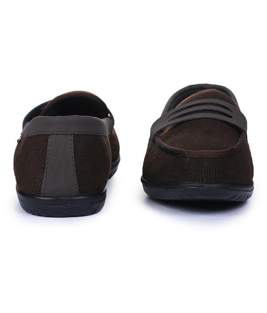 Top Men Liberty - Brown Men''s Slip-on Shoes - 10 2025 at ShopCircuit | ONDC