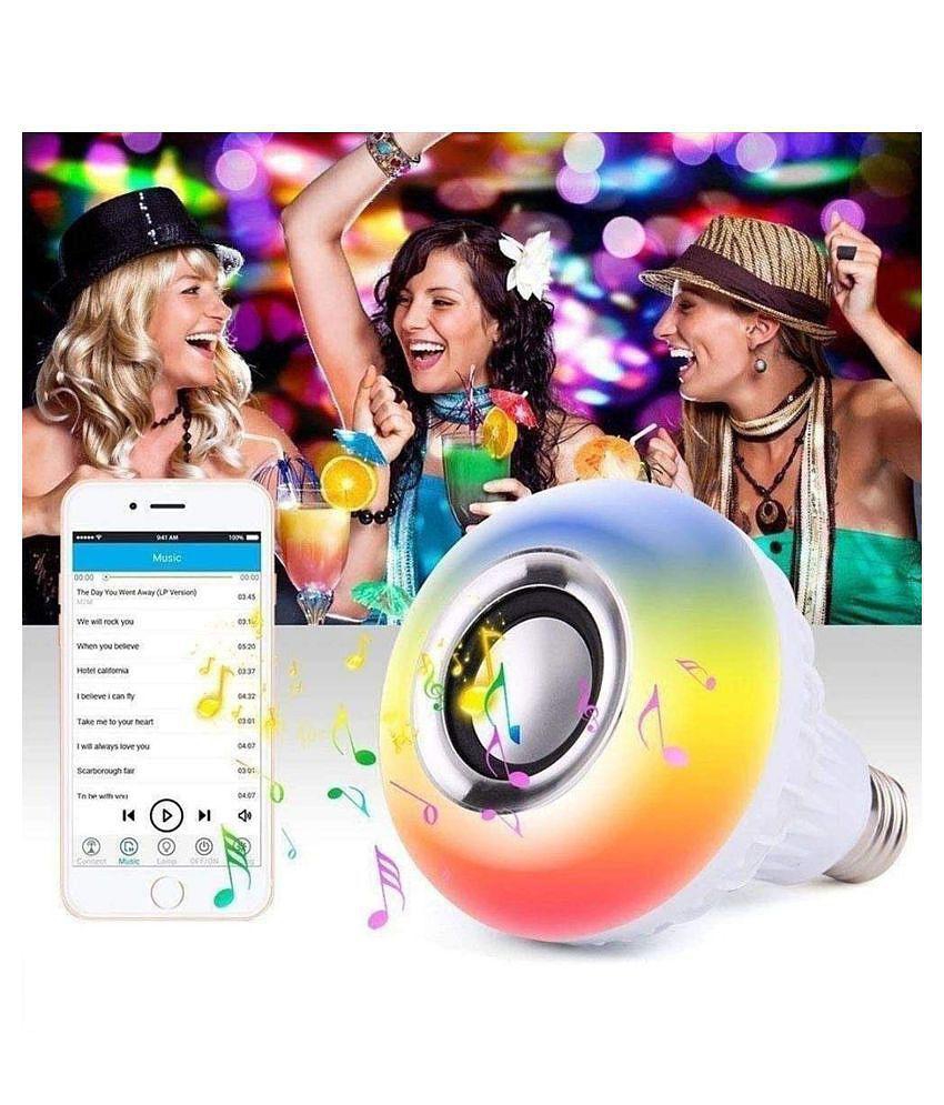 LED Light Bulb, Smart 12W E27 LED Bluetooth 3.0 Speaker Music Bulb