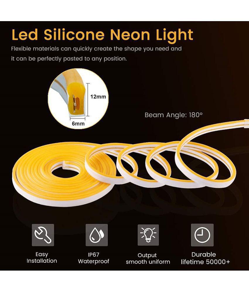 DAIBHAI - Yellow 5Mtr LED Strip ( Pack of 1 ) - Yellow