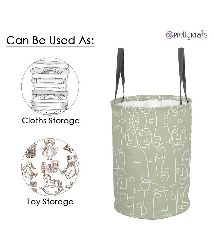 Exclusive Men PrettyKrafts Non-Woven Laundry Bag - White 2025 at ShopCircuit | ONDC