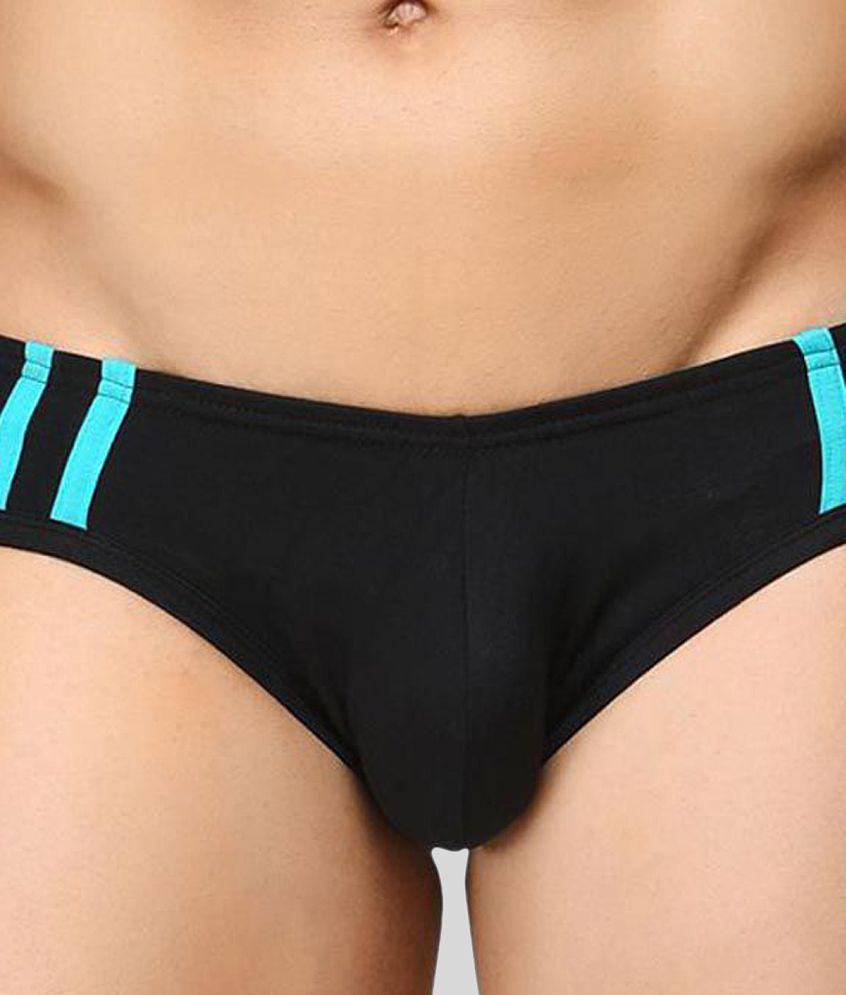 Exclusive Men BASIICS By La Intimo - Black Cotton Men's Briefs ( Pack of 1 ) - XL 2025 at ShopCi