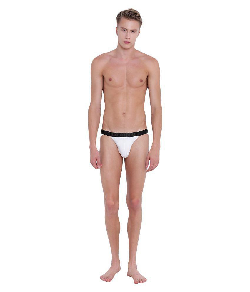 New Men La Intimo - White Cotton Blend Men's Thongs ( Pack of 1 ) - 3XL 2025 at ShopCircuit | ON