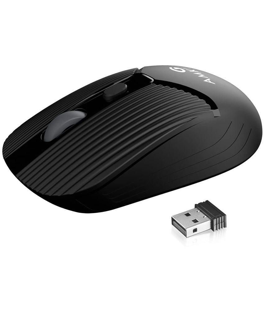 Amkette - Hush Pro Acura Black Wireless Mouse