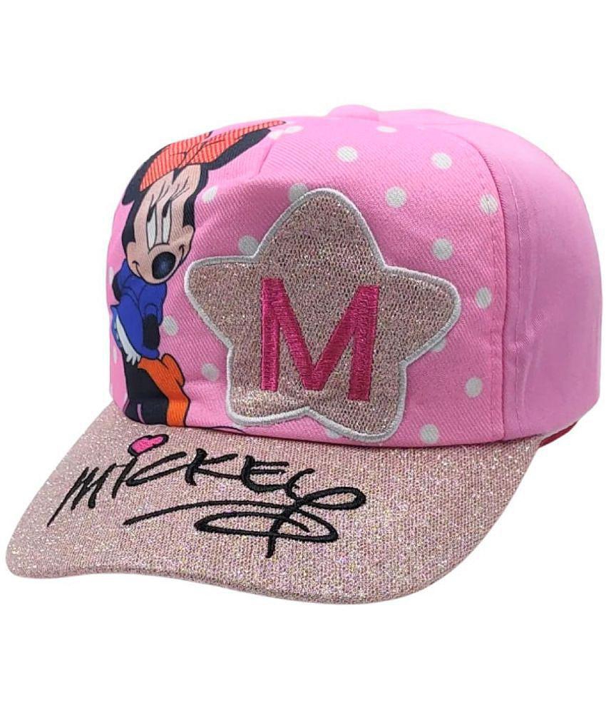 Top Men Zacharias Girl's Kids Cotton Cap kc-14-Light-Pink (Pack of 1) (1-4 Years) - None 2025 at
