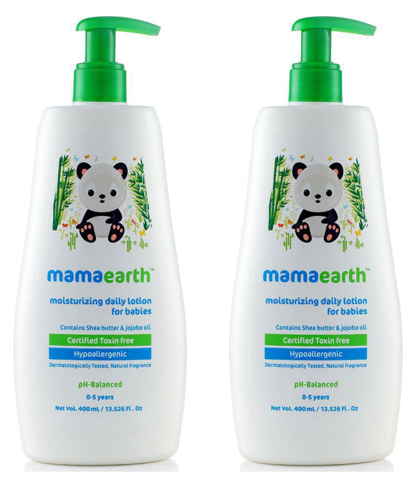 Mamaearth Daily Moisturizing Baby Lotion, 400ml( Pack of 2)