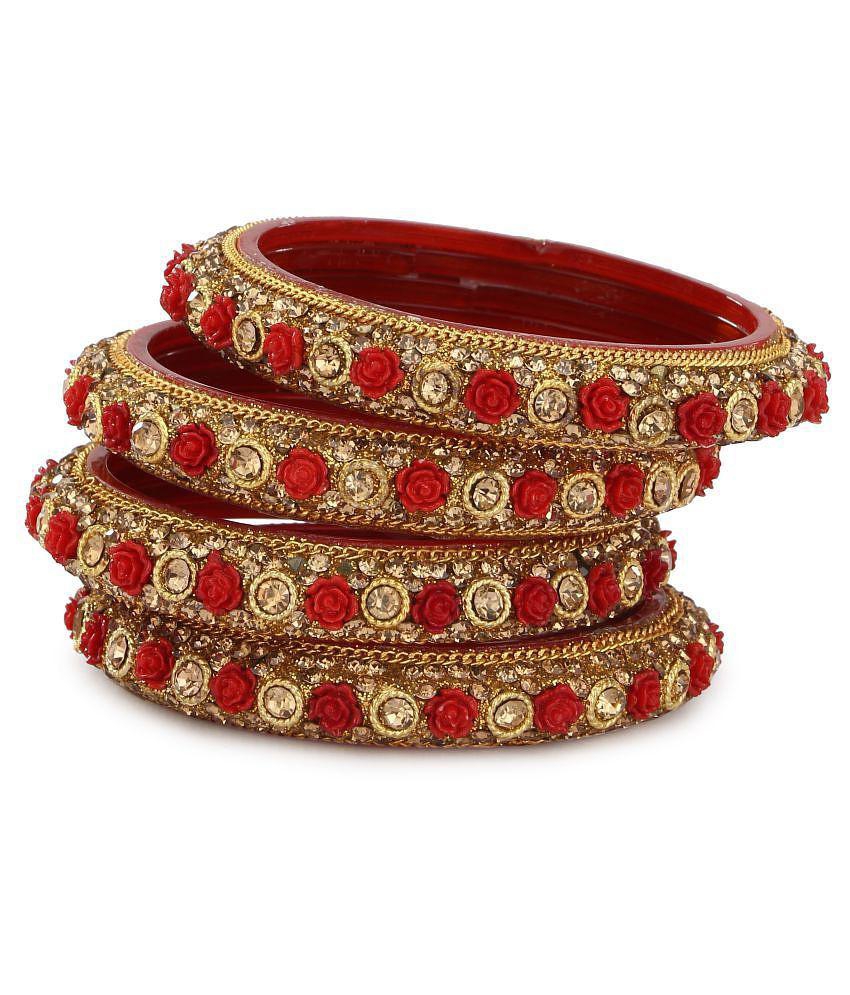 Stylish Men Somil Designer Wedding Fancy Glass Bangle Set For Party, Marriage, Function And Dail