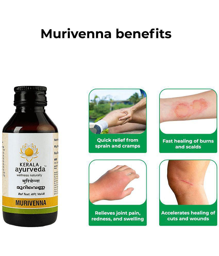 Kerala Ayurveda New Ayurveda Murivenna Oil 100 ml (Pack of 3)