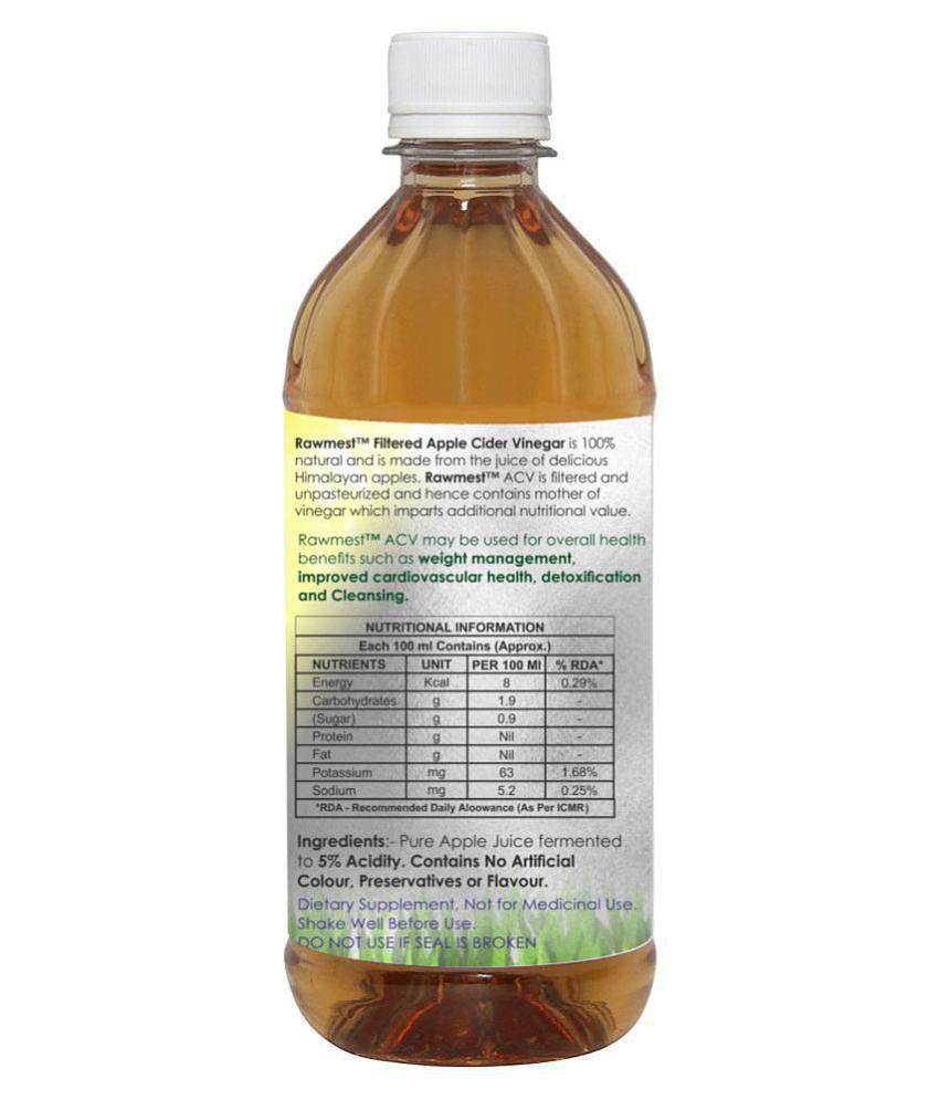 rawmest filtered apple cider vinegar 1000 ml Fruit