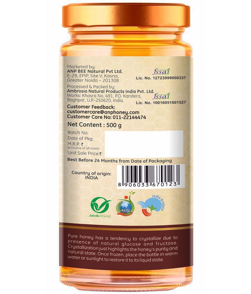 ANP BEE Honey Raw Organic Honey 500 g