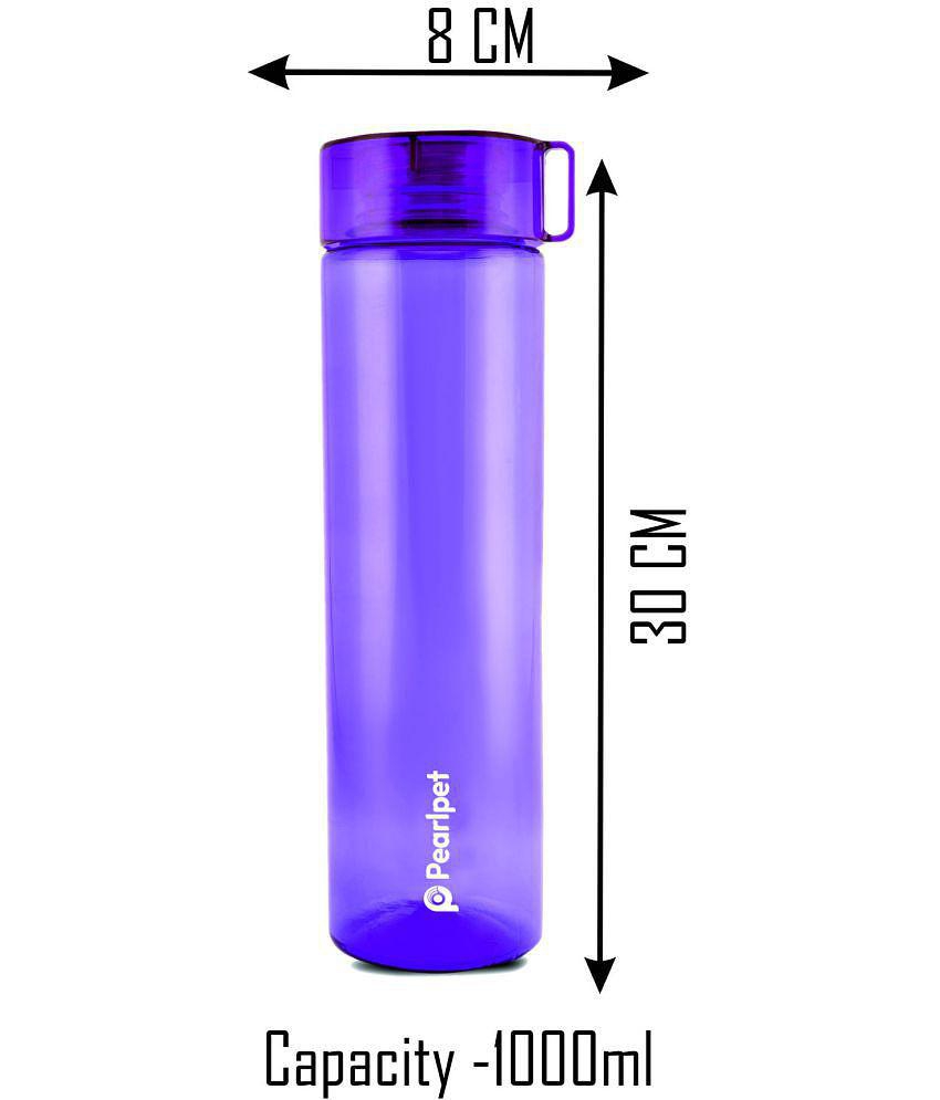 PearlPet - Purple Water Bottle ( Pack of 6 ) - Purple