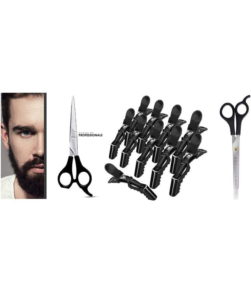 RTB 6 HairClip , Thin & Thick Moustache Scissors Pack of 8