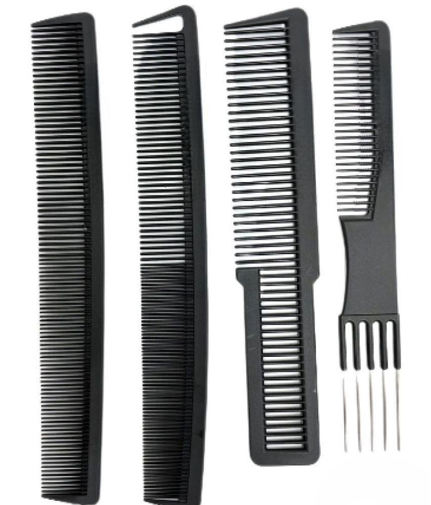 Dhanishka Full Size Wide Tooth Comb 4 Pcs