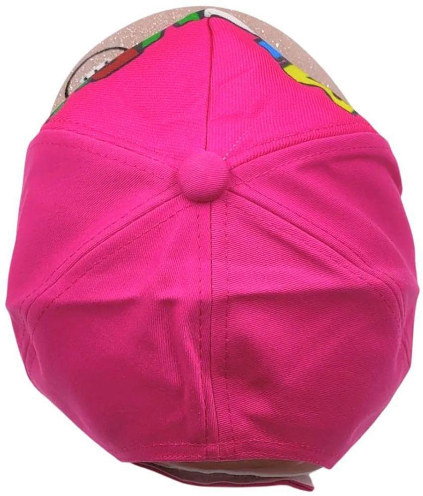 Premium Men Zacharias Girl's Kids Cotton Cap kc-10-Dark-Pink (Pack of 1) (1-4 Years) - None 2025
