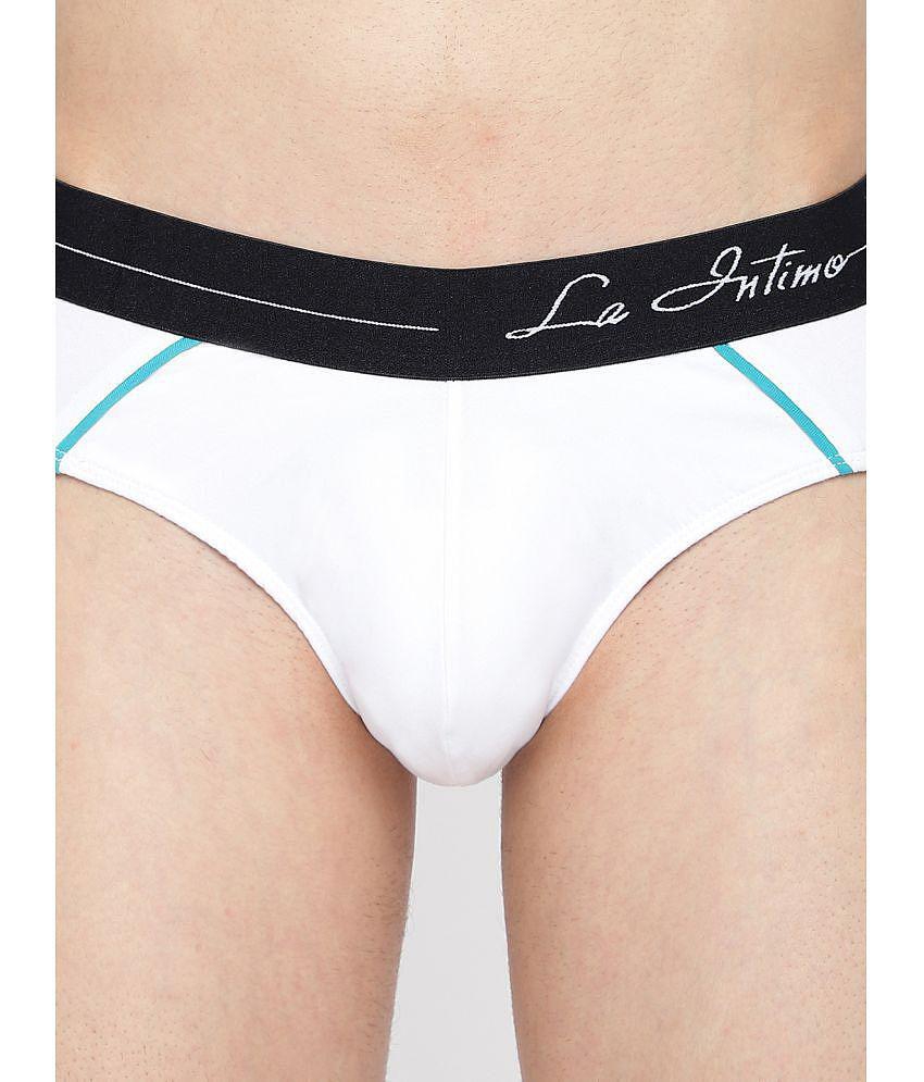 Best Men La Intimo White Cotton Mens Briefs ( Pack of 1 ) - None 2025 at ShopCircuit | ONDC