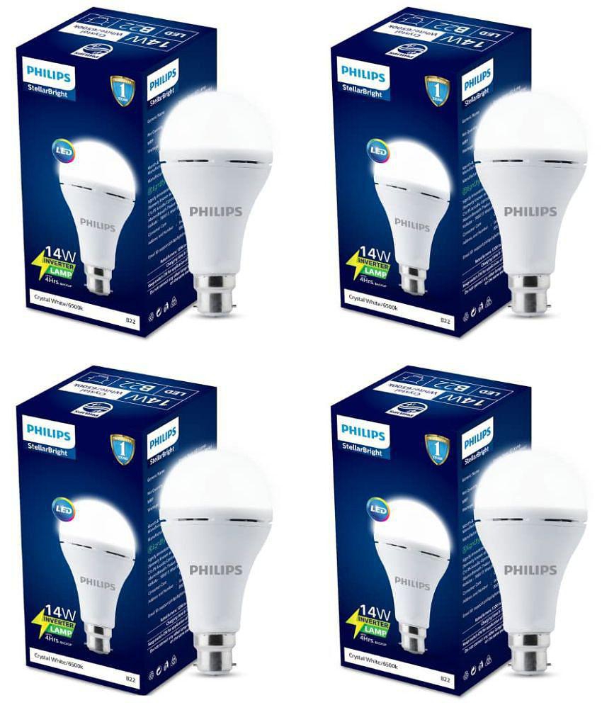 Philips 14w Cool Day light Inverter Bulb ( Pack of 4 )