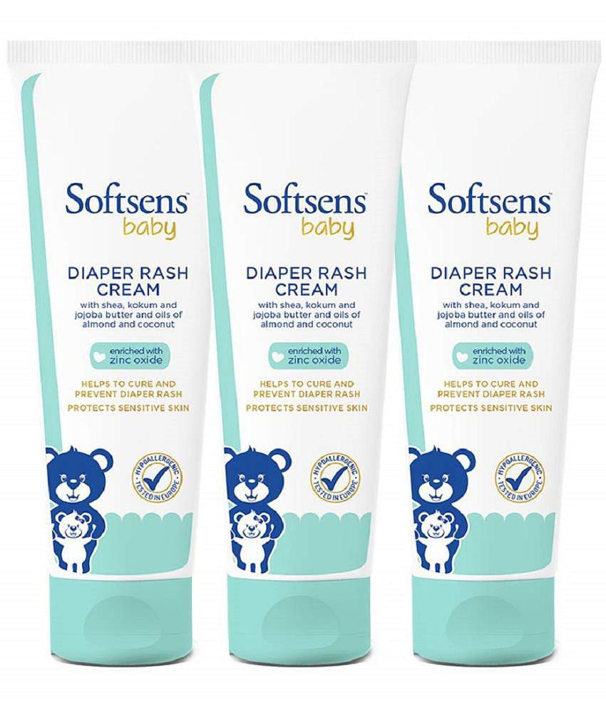 Softsens Baby Natural Diaper Rash Cream, 50 g (Pack of 3)