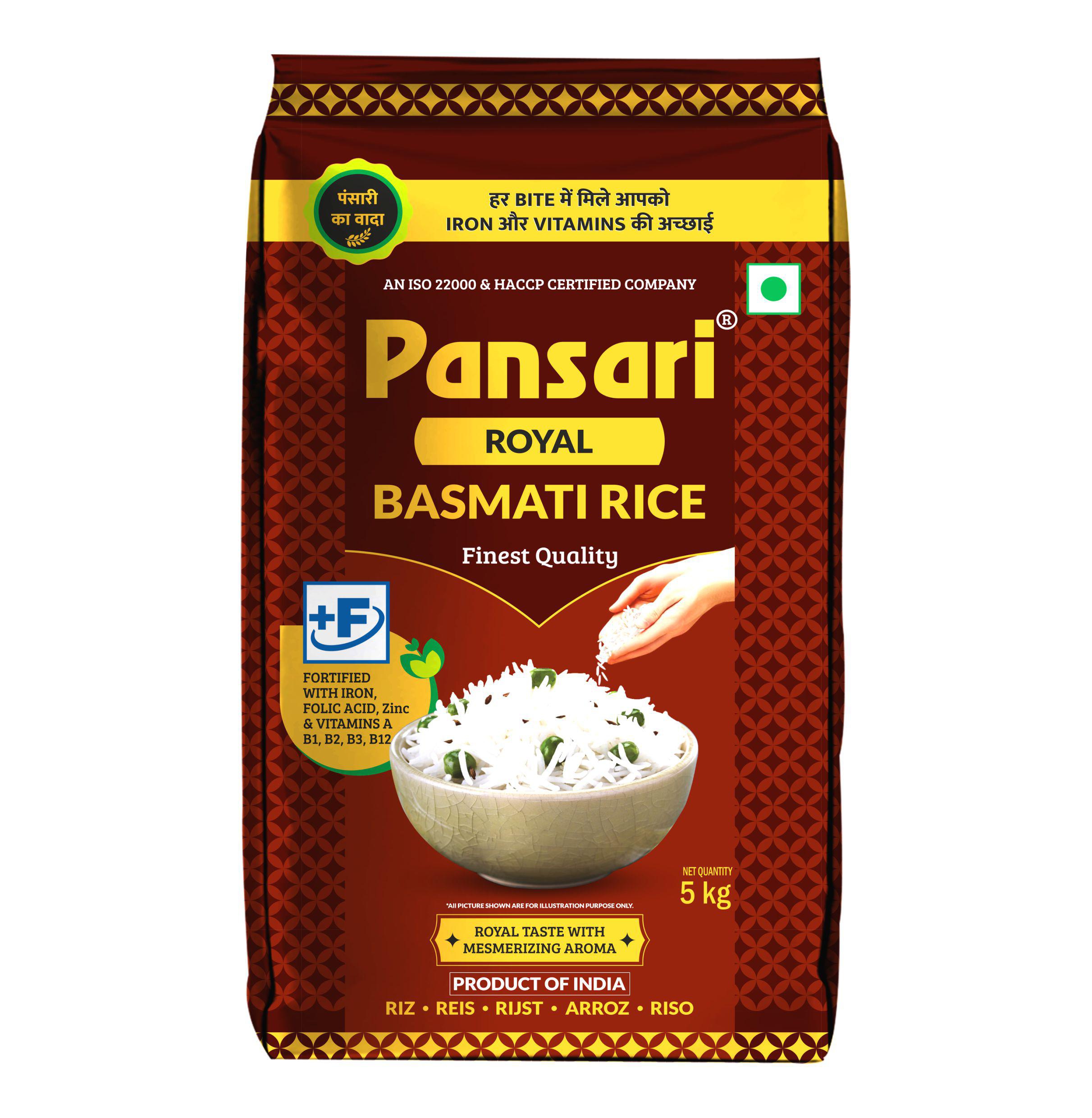 PANSARI ROYAL BASMATI RICE 5KG