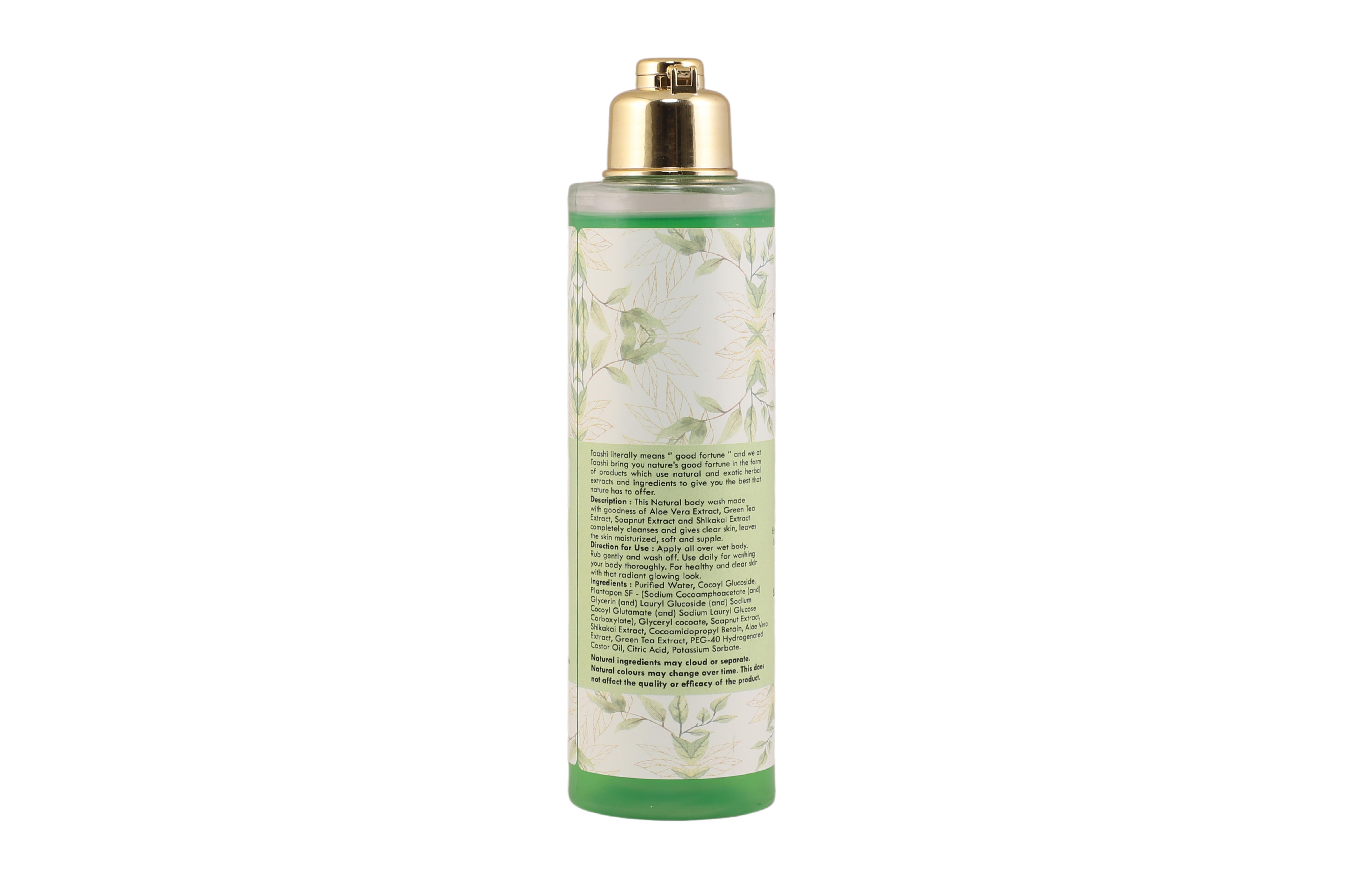 Aloe Vera and Green Tea Body Wash for moisturized, soft and supple skin